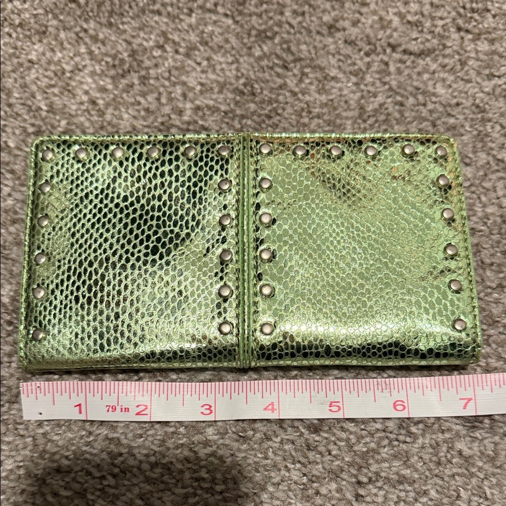 Michael Kors stud metallic wallet